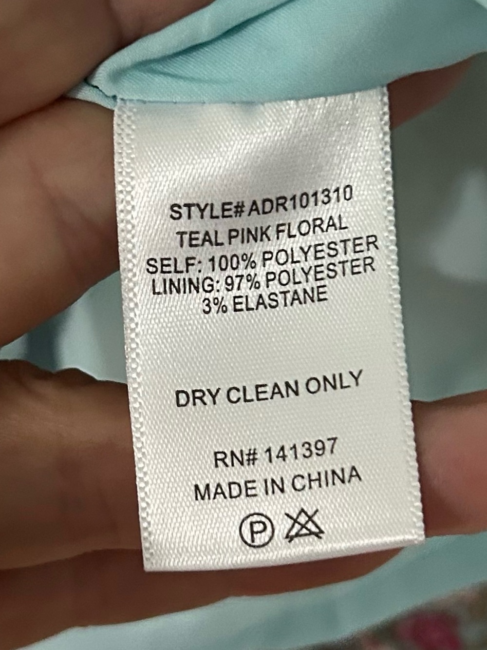 ASTR The Label Blue Pink Floral Ruched Mini Dress Size M Cottagecore Romance - Picture 11 of 11